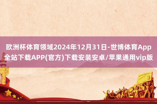 欧洲杯体育领域2024年12月31日-世博体育App全站下载APP(官方)下载安装安卓/苹果通用vip版