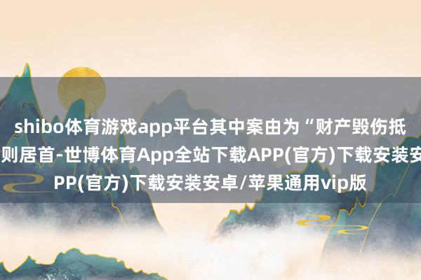 shibo体育游戏app平台其中案由为“财产毁伤抵偿纠纷”的公告以3则居首-世博体育App全站下载APP(官方)下载安装安卓/苹果通用vip版